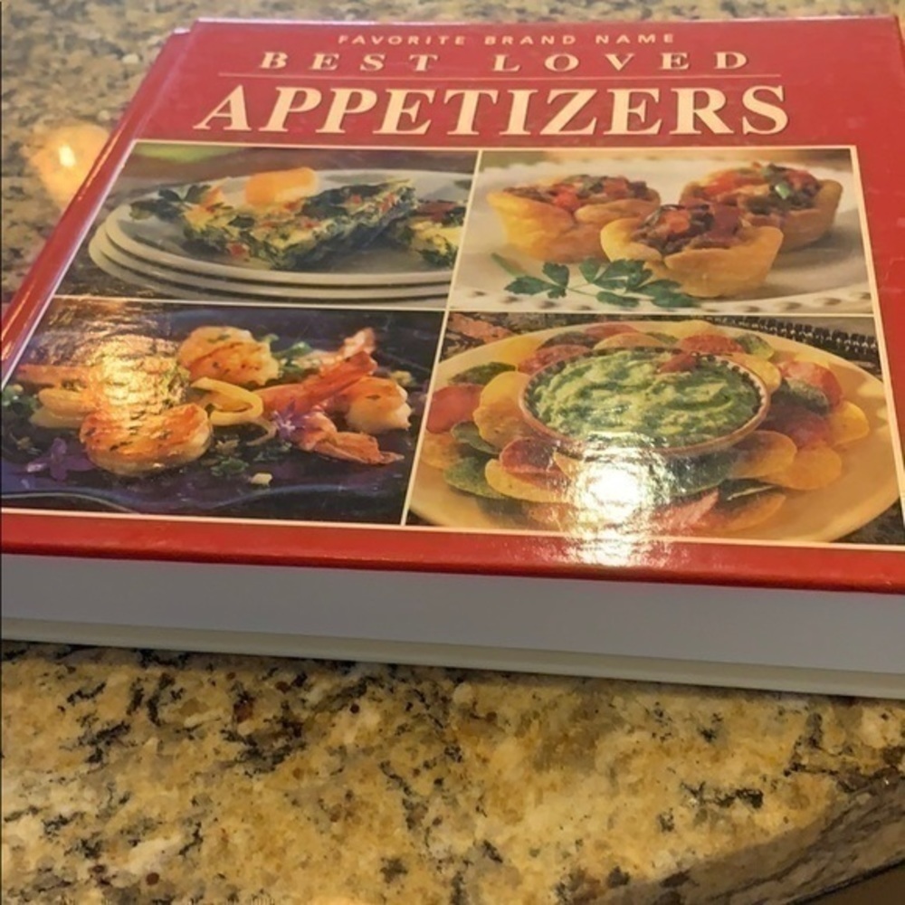 Cookbook Appetizer Hardcover Collection Cookbook